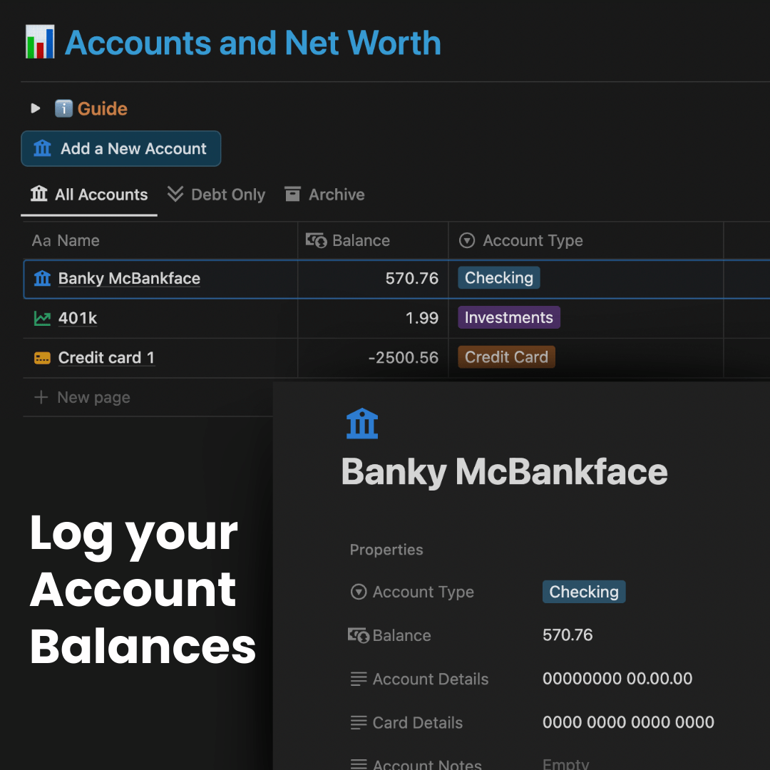 Money & Spending Add - On - PeakFlowSpace