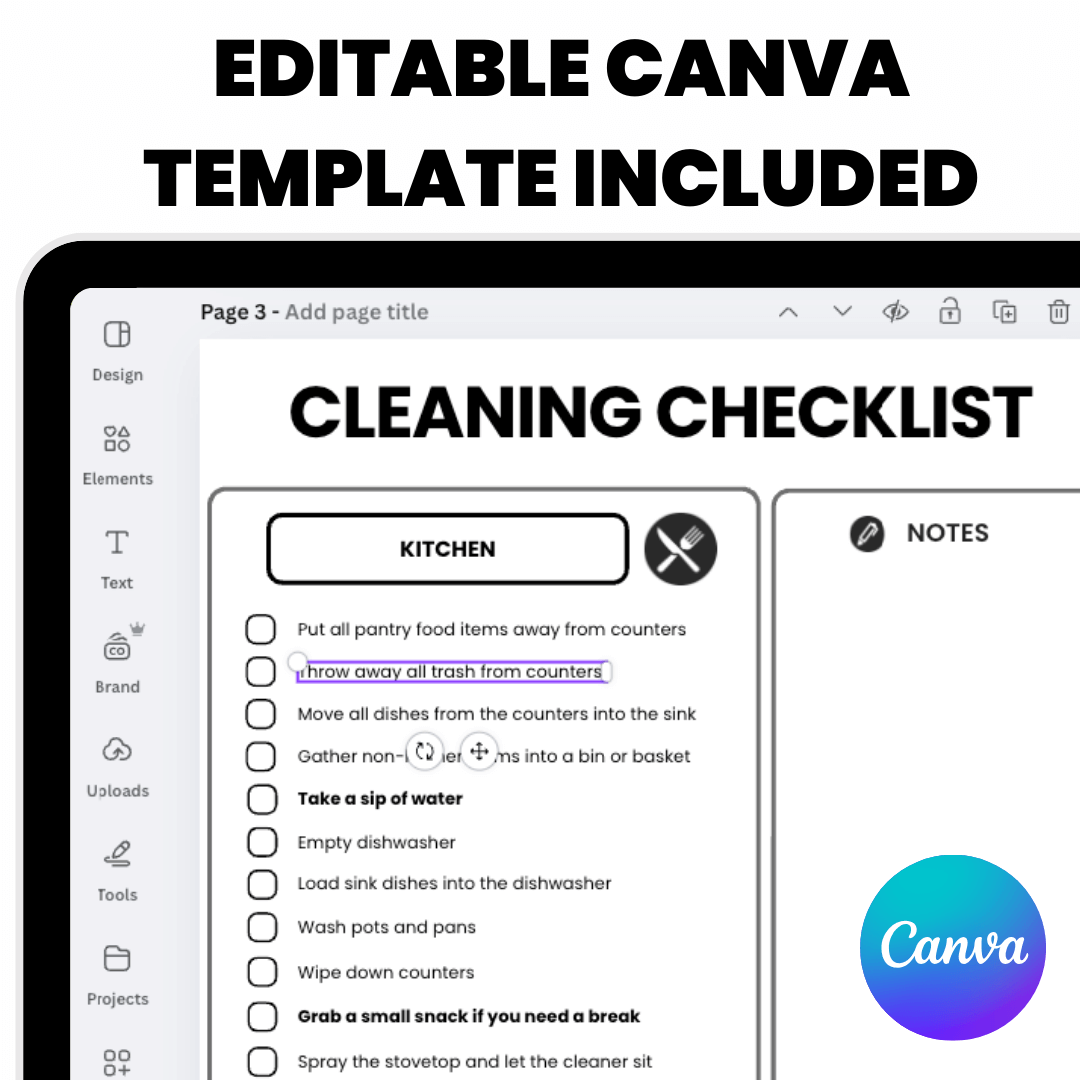 PeakFlowSpace™ Cleaning Checklist - PeakFlowSpace
